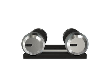 Custom COLMIA™ Dumbbells PAIR WITH A WOODEN STAND - Ref: 7EOXKG