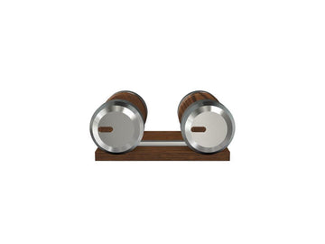 Custom COLMIA™ Dumbbells PAIR WITH A WOODEN STAND - Ref: J0K37K
