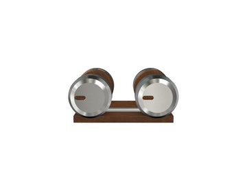 Custom COLMIA™ Dumbbells PAIR WITH A WOODEN STAND - Ref: OTPLZF