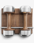 pent bespoke dumbbells pair