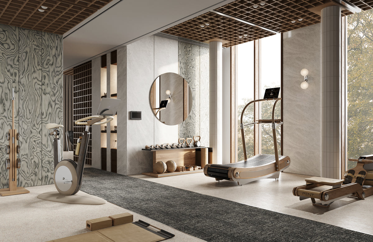 Image showcasing HANIA™ Luxury Stationary Bike by PENT. | Handcrafted Excellence for ...