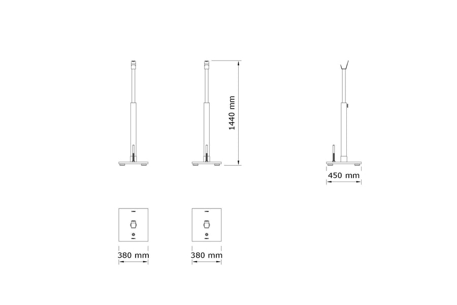 BYSTRA™ Press Rack For Gym Weight Bench