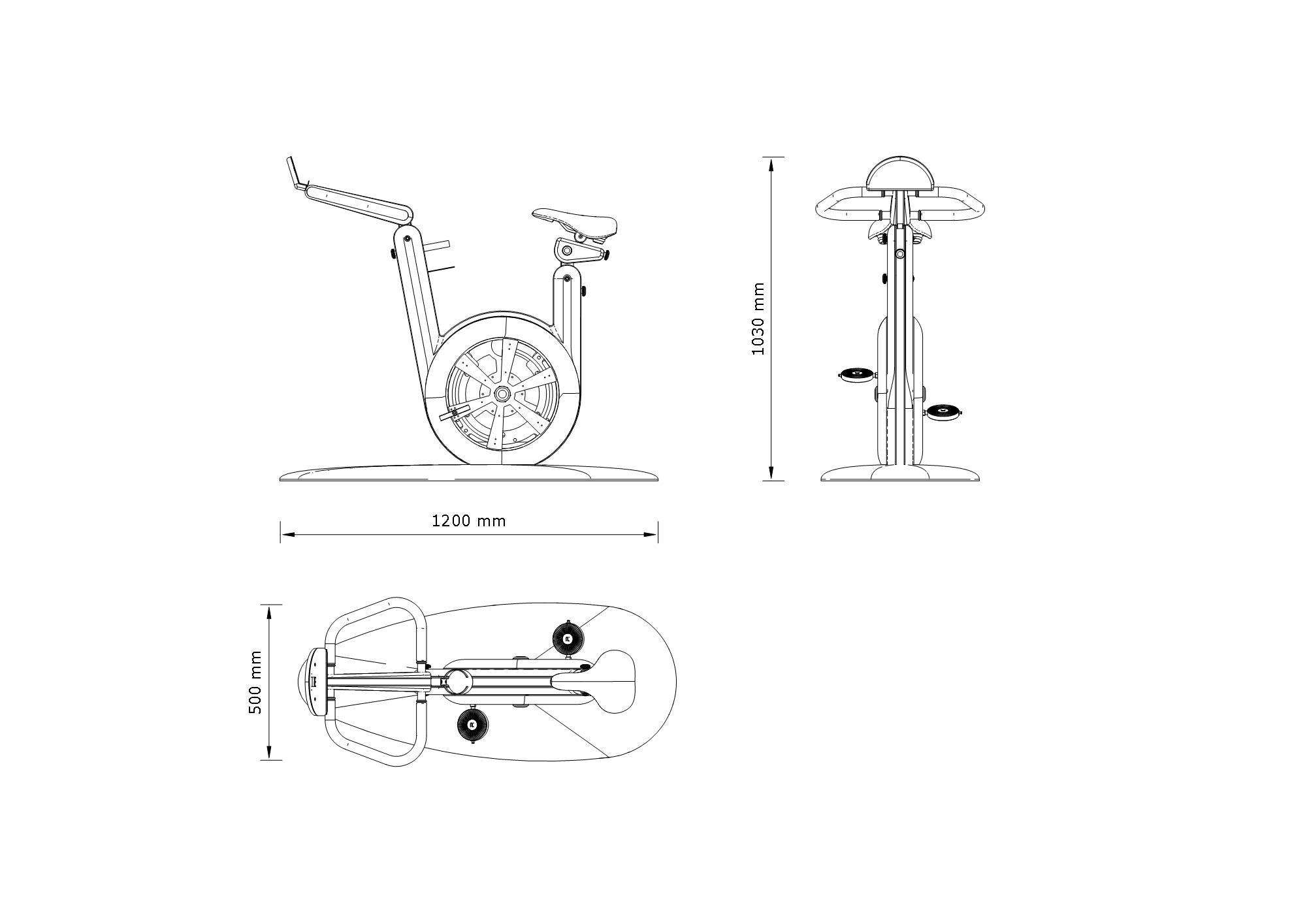 Hania™ Stationary Bicycle