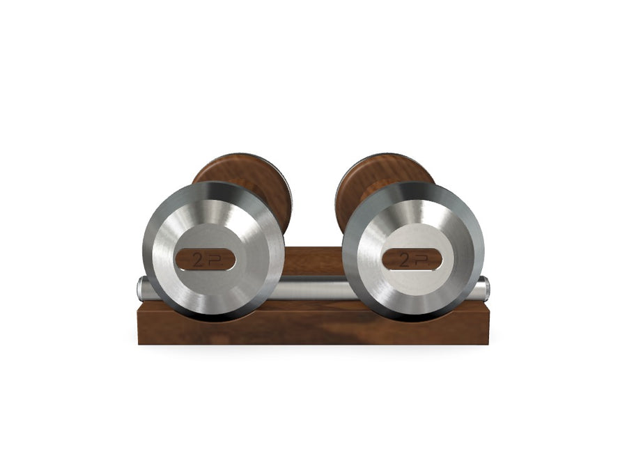 Custom COLMIA™ Dumbbells PAIR WITH A WOODEN STAND - Ref: 1SJ55Y