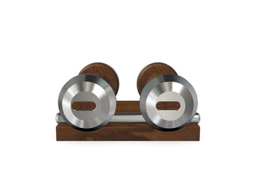 Custom COLMIA™ Dumbbells PAIR WITH A WOODEN STAND - Ref: 1SJ55Y