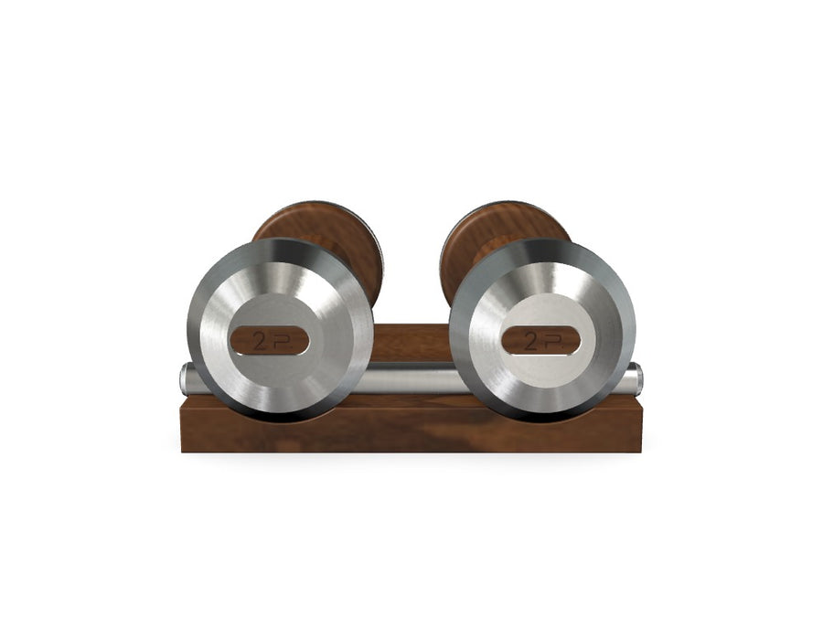Custom COLMIA™ Dumbbells PAIR WITH A WOODEN STAND - Ref: 1SJ55Y