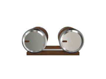 Manubri COLMIA™ Personalizzati COPPIA CON SUPPORTO IN LEGNO - Rif: 2JUPD8