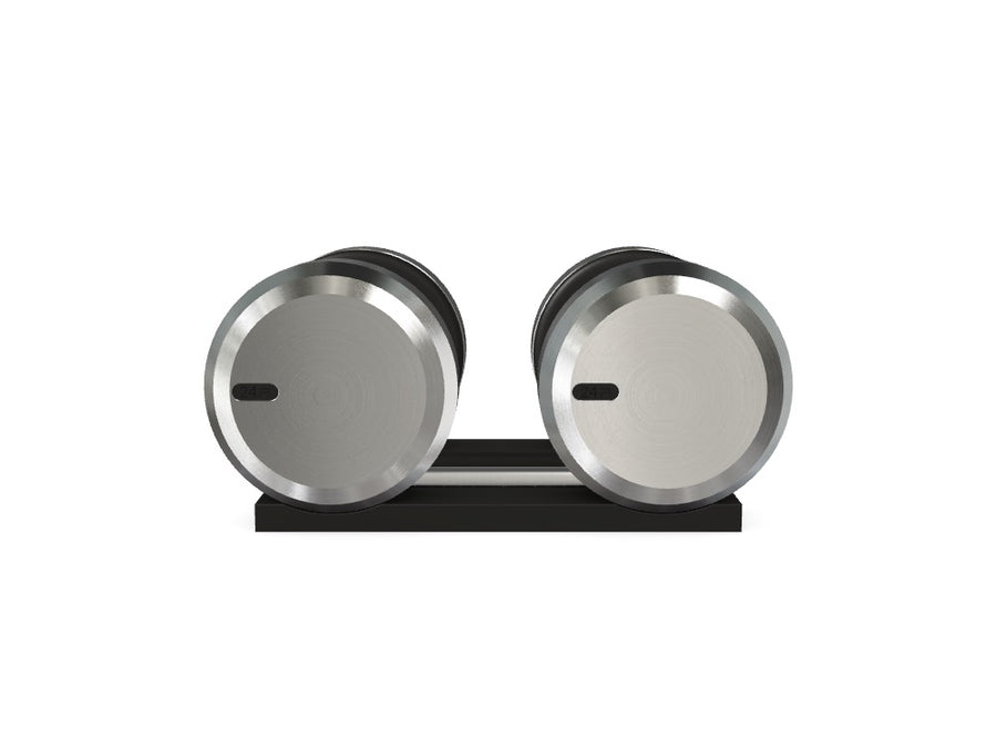 Custom COLMIA™ Dumbbells PAIR WITH A WOODEN STAND - Ref: I0UN0I