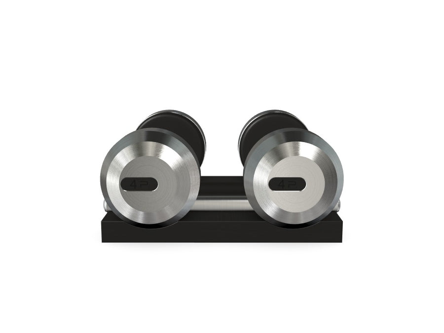 Custom COLMIA™ Dumbbells PAIR WITH A WOODEN STAND - Ref: WMEEUR