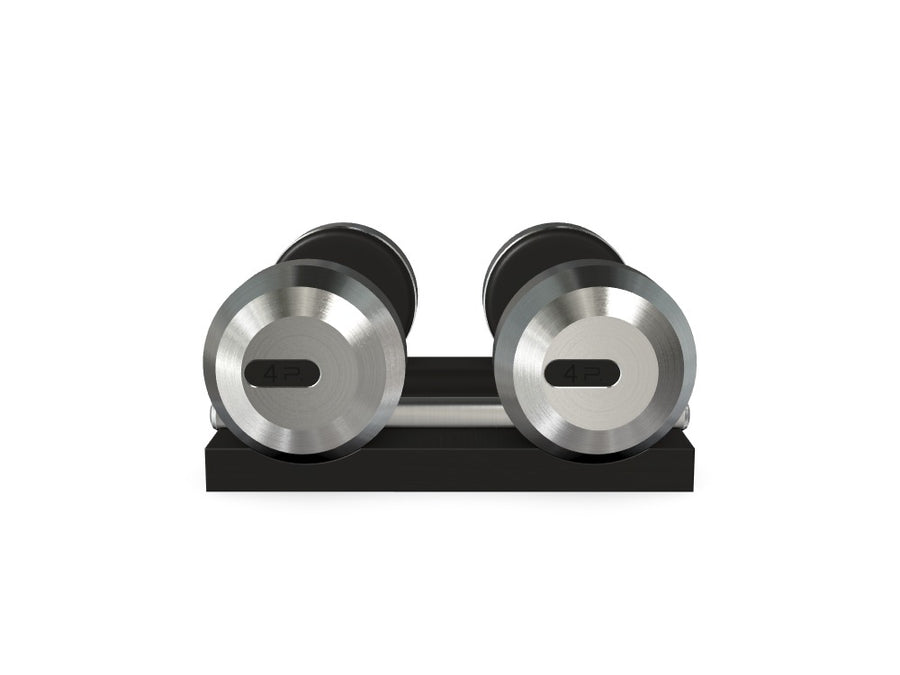 Custom COLMIA™ Dumbbells PAIR WITH A WOODEN STAND - Ref: WMEEUR