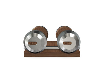 Custom COLMIA™ Dumbbells PAIR WITH A WOODEN STAND - Ref: XD3LXR