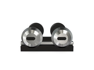 Custom COLMIA™ Dumbbells PAIR WITH A WOODEN STAND - Ref: XEKMRF
