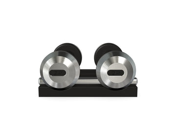 Custom COLMIA™ Dumbbells PAIR WITH A WOODEN STAND - Ref: XEKMRF