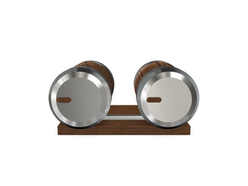 Manubri personalizzati COLMIA™ COPPIA CON SUPPORTO IN LEGNO - Rif: XWJQC7