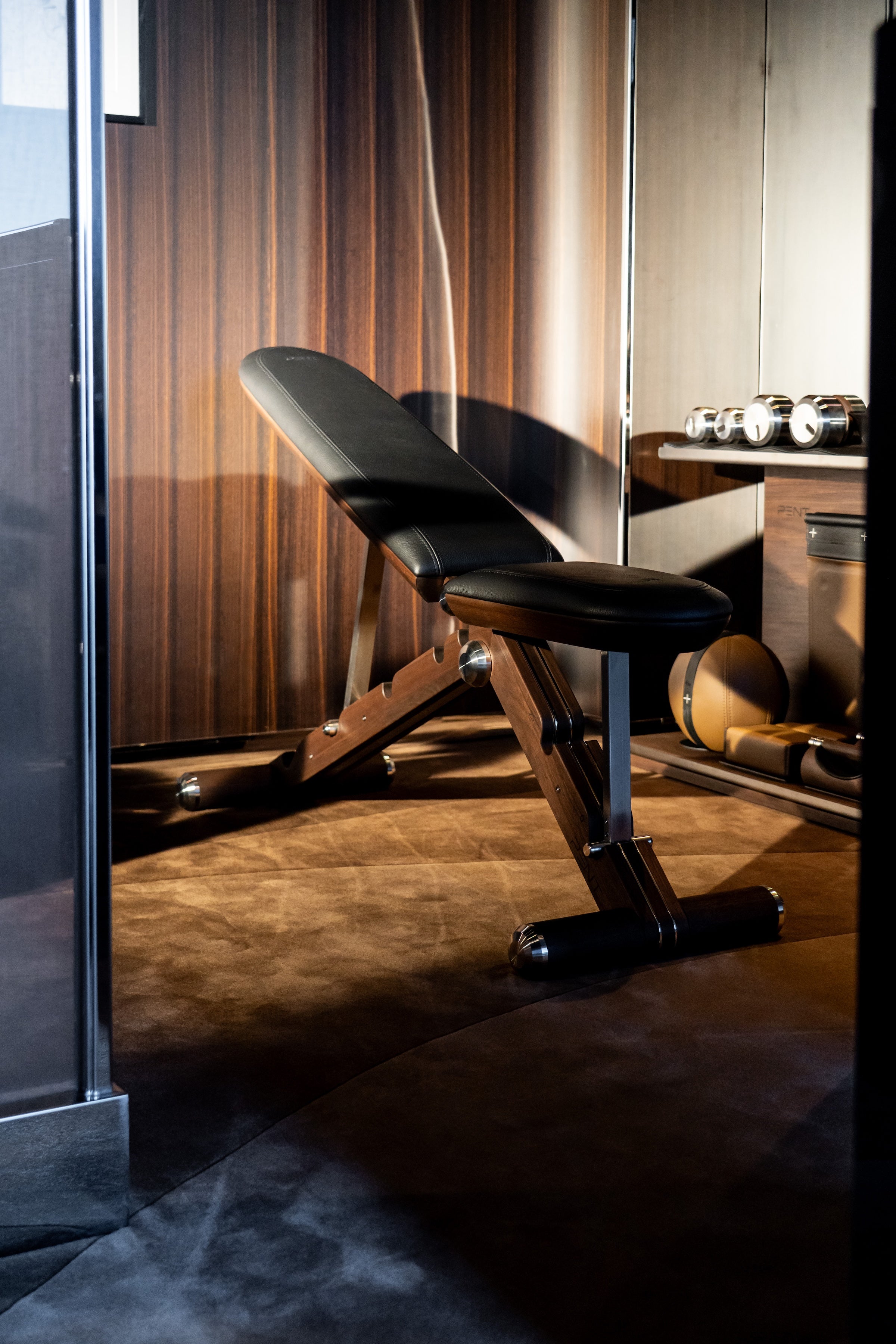 PENT. fitness equipment created for the Orient Express Corinthian yacht project