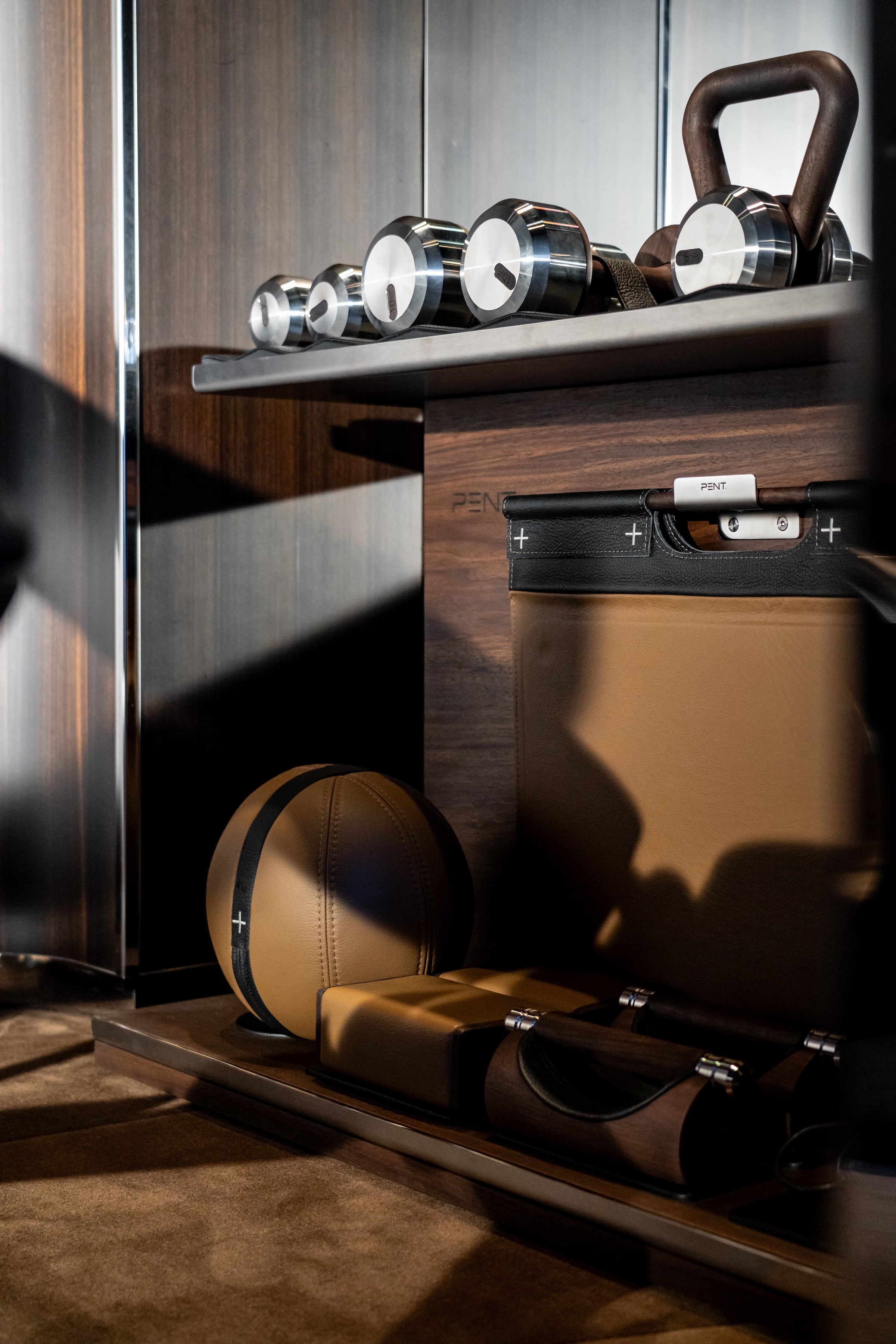 PENT. equipment in the wellness spaces of Orient Express Corinthian