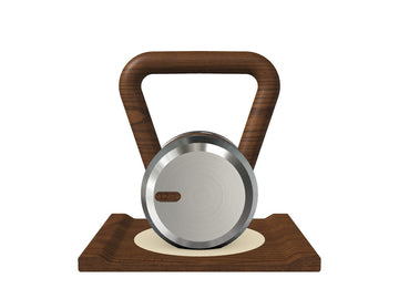 Custom KETTLEBELL WITH A WOODEN STAND - Ref: DGCGYO