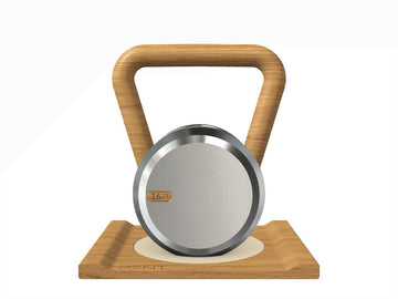 Custom KETTLEBELL WITH A WOODEN STAND - Ref: F9XUT5