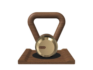 Custom KETTLEBELL WITH A WOODEN STAND - Ref: PMY51Z