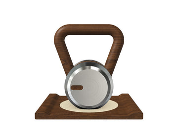 Custom KETTLEBELL WITH A WOODEN STAND - Ref: RW1MRT