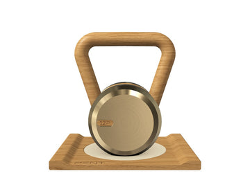 Custom KETTLEBELL WITH A WOODEN STAND - Ref: WQGYKJ