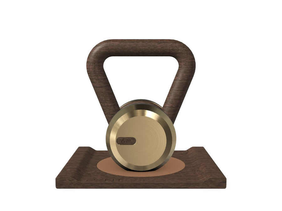 Custom KETTLEBELL WITH A WOODEN STAND - Ref: XSAQ34