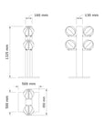 MOXA™ POWER - Gewichtete Gymnastikbälle mit vertikalem Gestell
