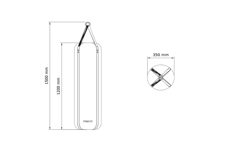 boxing bag dimensions