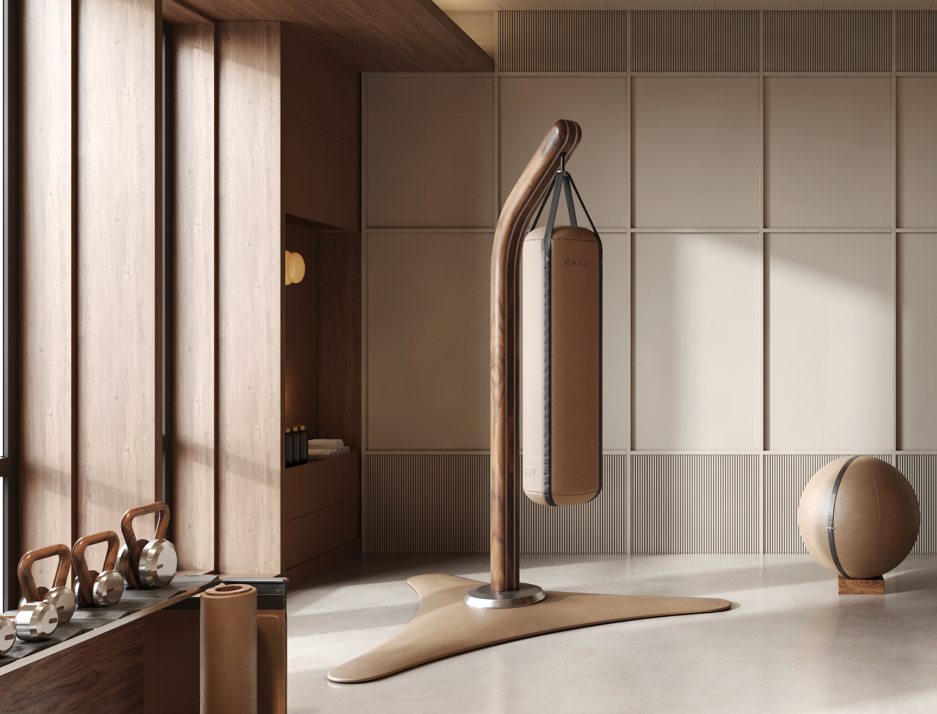 RAXA™ Support | Support de sac de boxe autoportant luxueux