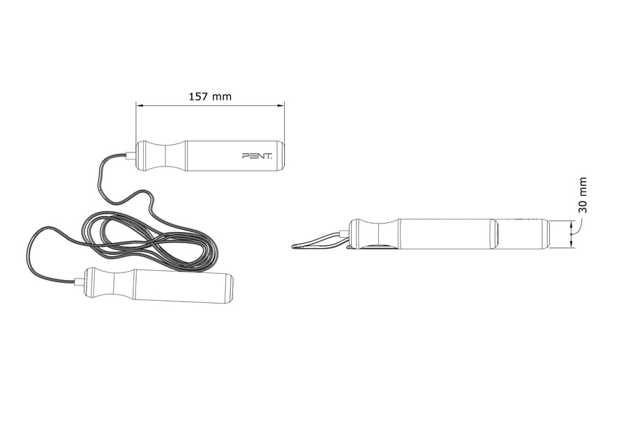 pent skipping rope 