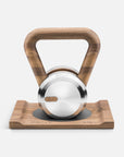 pent kettlebell with wood stand